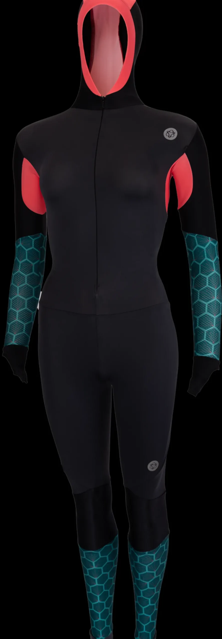 AGU Hybrid schaatspak Tile dames Green/Pink/Grey