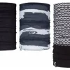 Avento colsjaal set van 3 zwart/wit