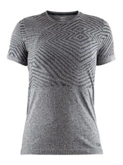 Craft Cool Comfort She RN SS W Black Melange