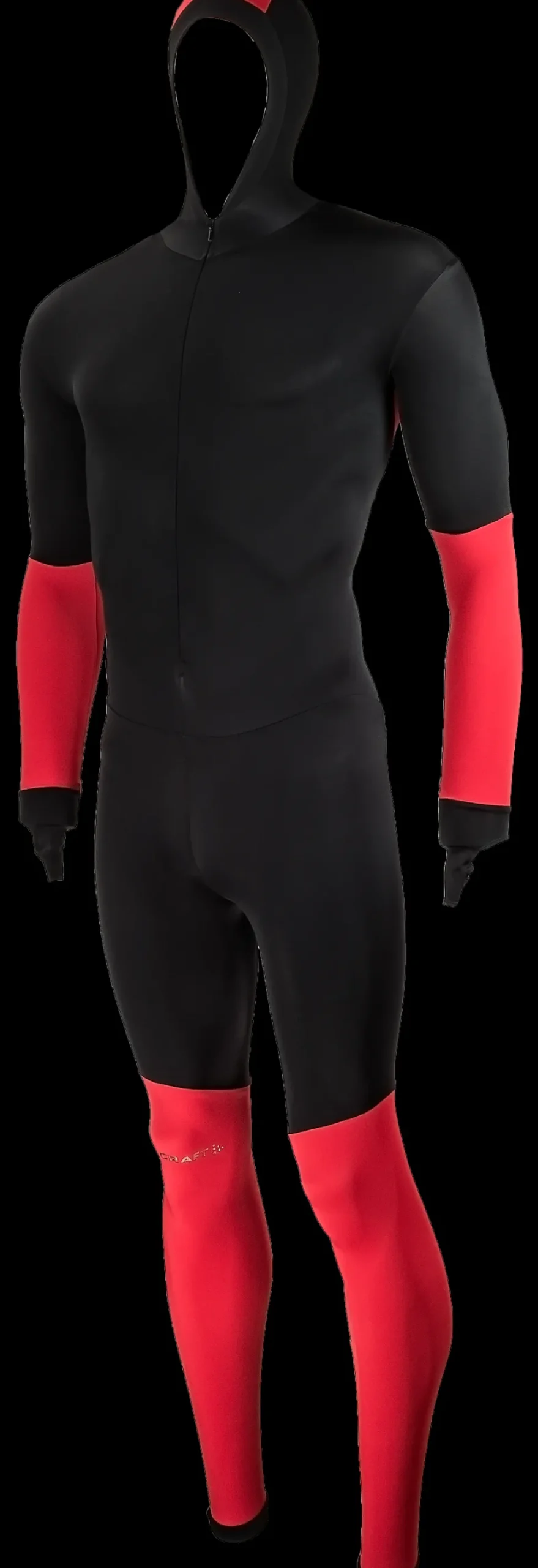 Craft speedpak colorblock zwart/rood