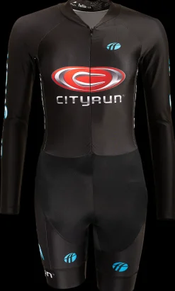 DoubleFF Cityrun zwart lange mouwen