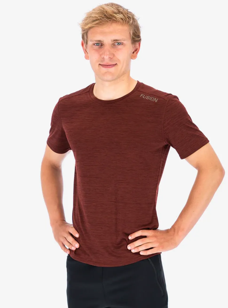 Fusion mens C3 t-shirt choko