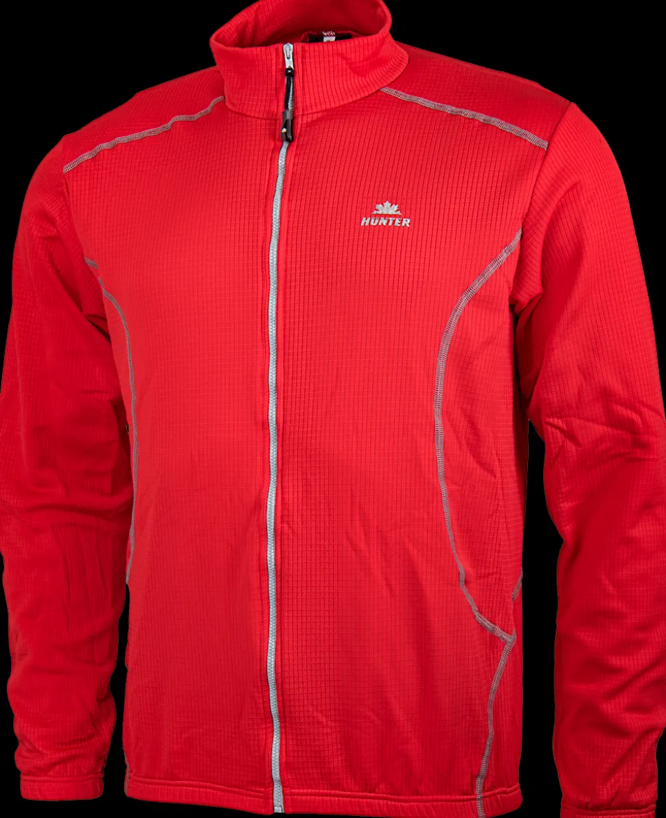 Hunter 2nd layer jack flatlock rood