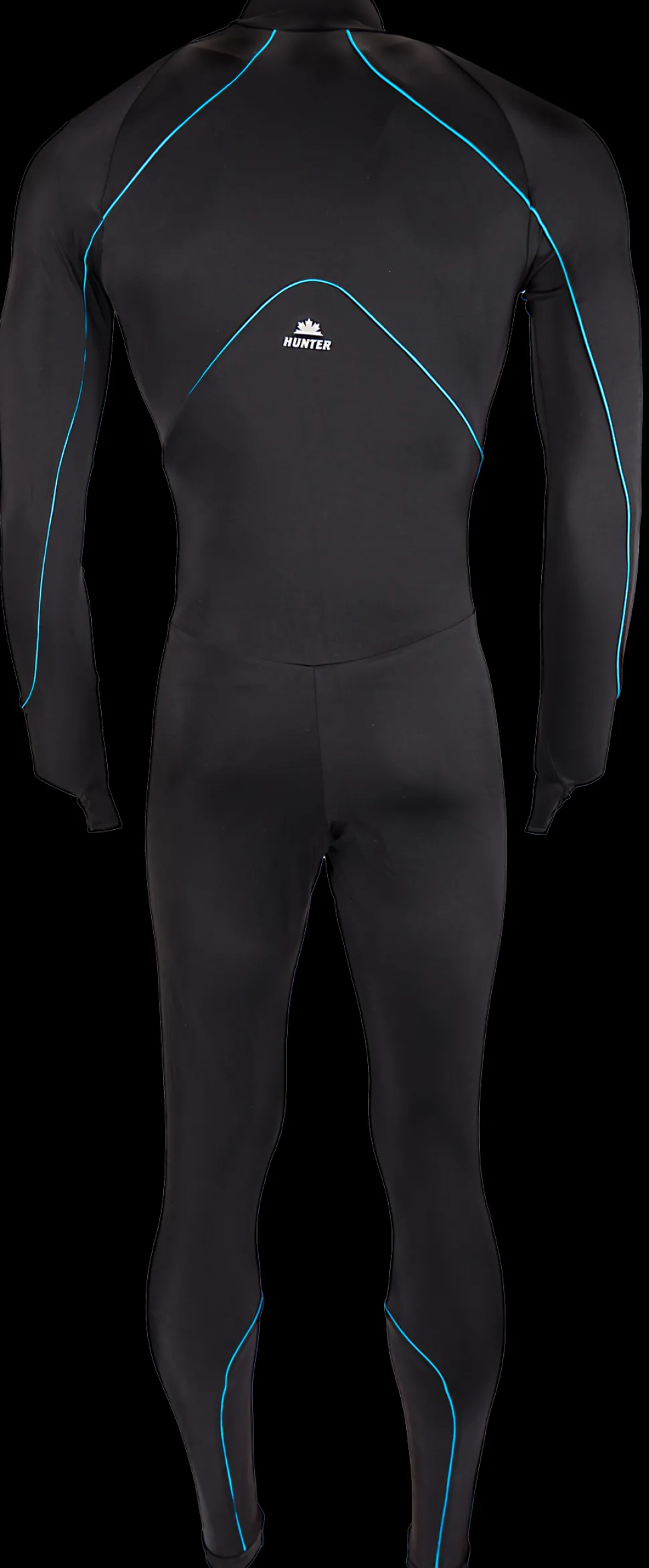 Hunter Speedpak lycra Pro Zwart/Piping Blauw