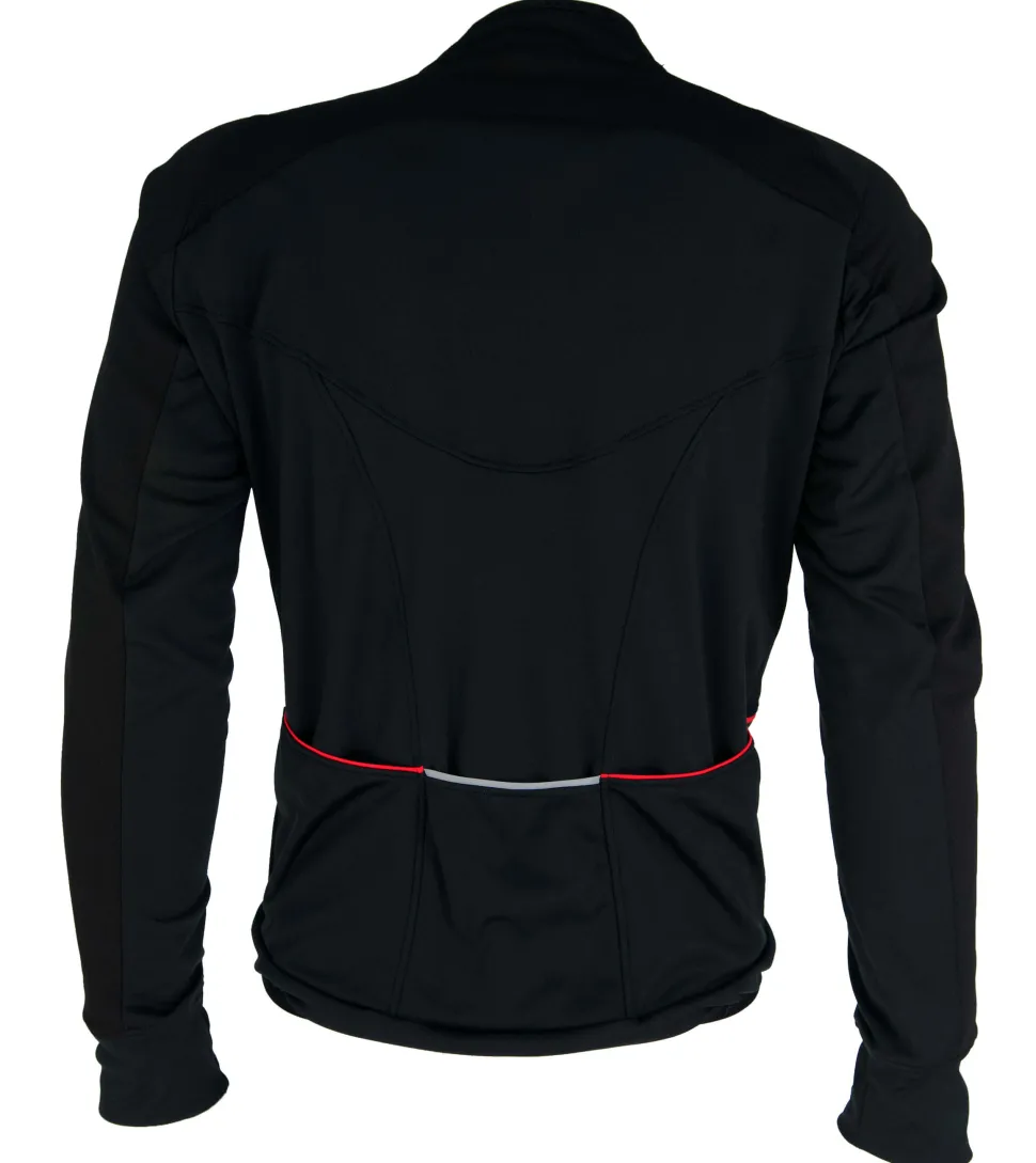 Hunter Thermo Jack Pro Heren Zwart/Piping Rood