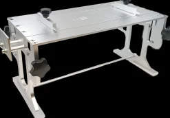 Nice slijptafel lange baan zilver