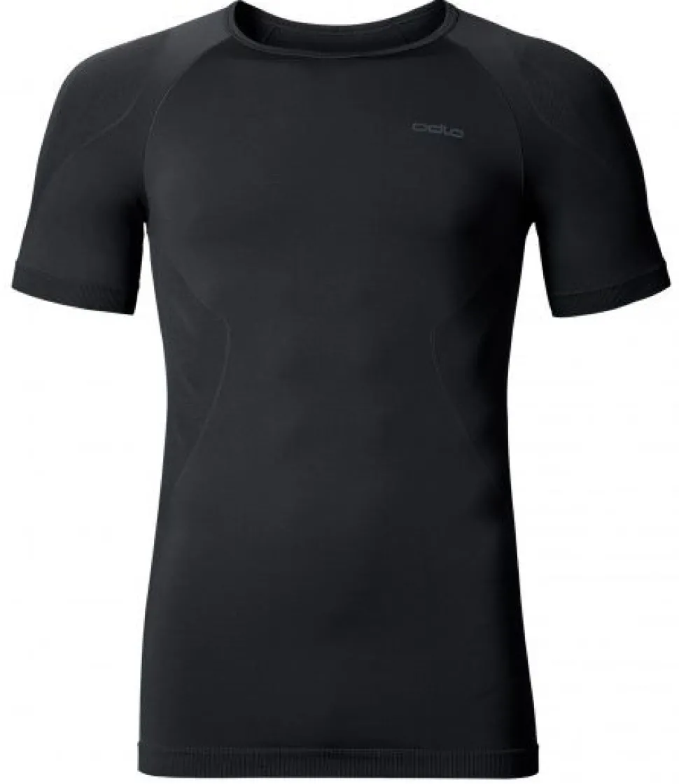 Odlo Heren Shirt Korte mouw/ Crew Neck Evolution light, Zwart