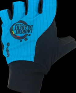 Onda Laurent Jalabert lycra fietshandschoenen blauw