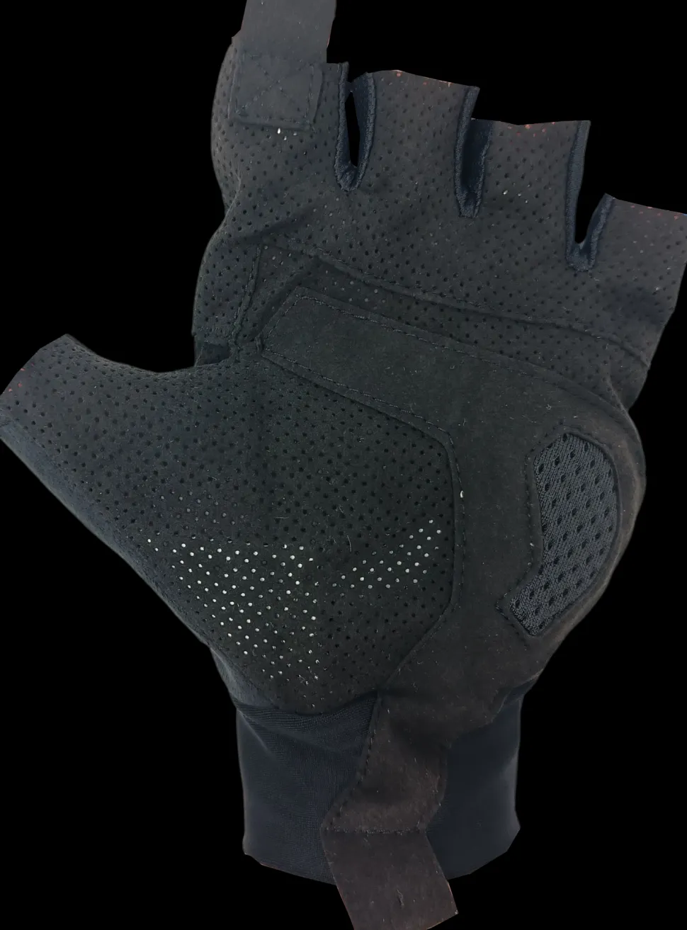 Onda Laurent Jalabert lycra fietshandschoenen blauw