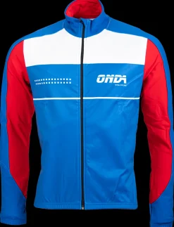 Onda Thermojack pro minho winddicht voorpand blauw-wit-rood