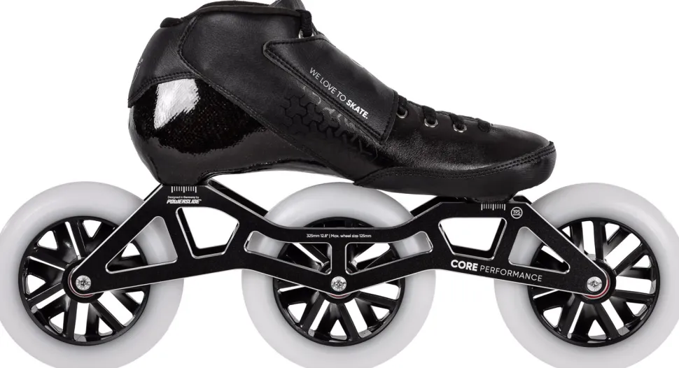 Powerslide Core Performance zwart 3x125mm
