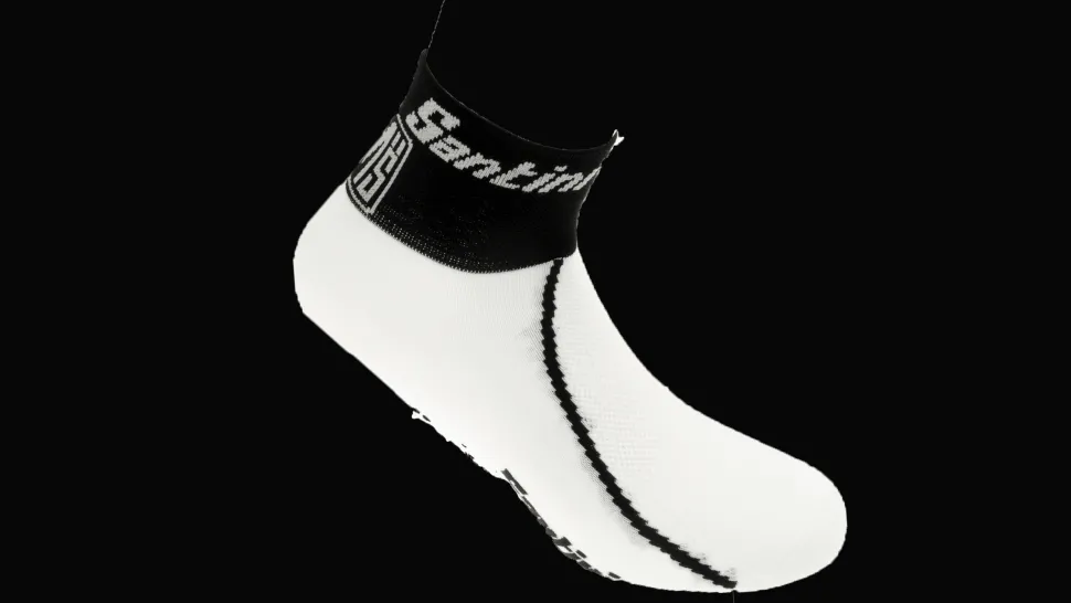 Santini Fietssokken Calzino WitZwart