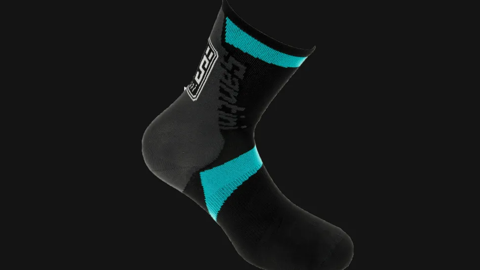 Santini Fietssokken Dragon ZwartBlauw