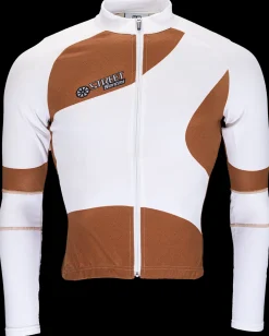Santini Jersey Wielerjack Wit Bruin