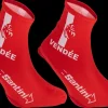 Santini lycra overschoen rood