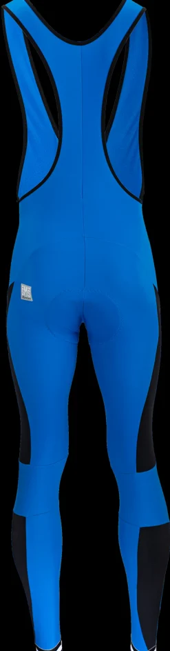 Santini Salopet Zwart/Royal Blue