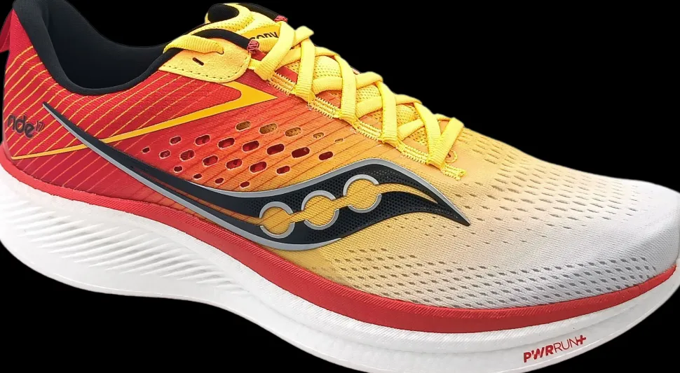 Saucony Ride 17 white/ vizigold