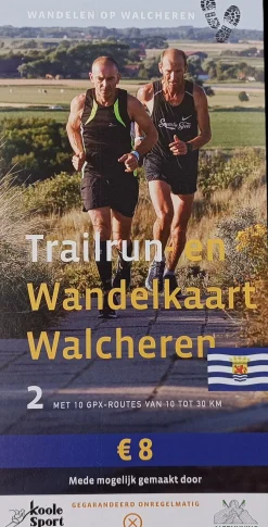 Trailrun- en wandelkaart Walcheren 2