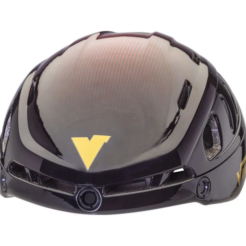 Viking Sparrow schaatshelm zwart/rood